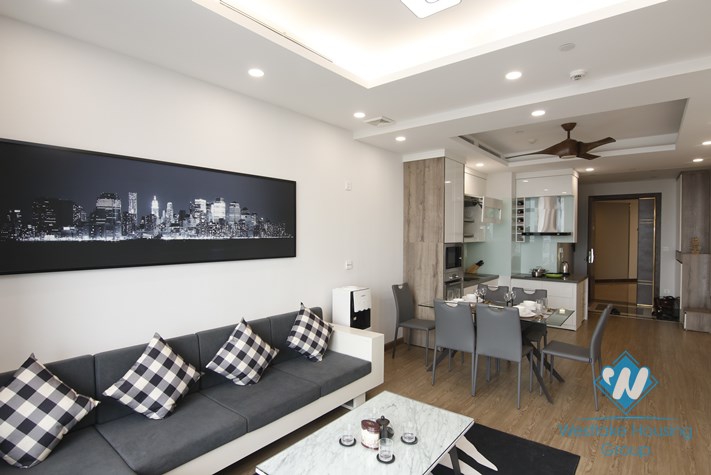 A three-bedroom apartment on the high-rise complex Sun Grand, Thuy Khue